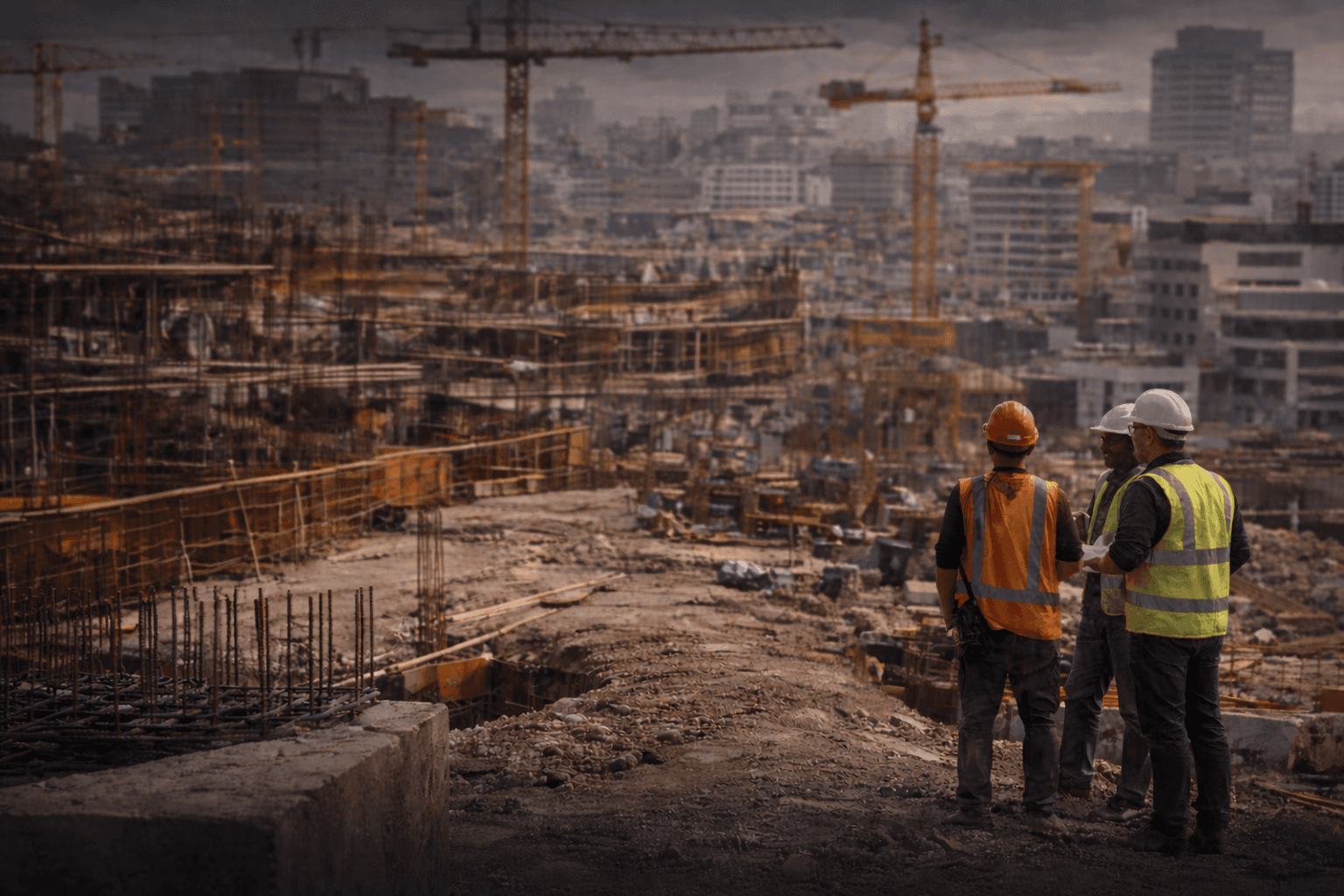 A group of Apprentices at work